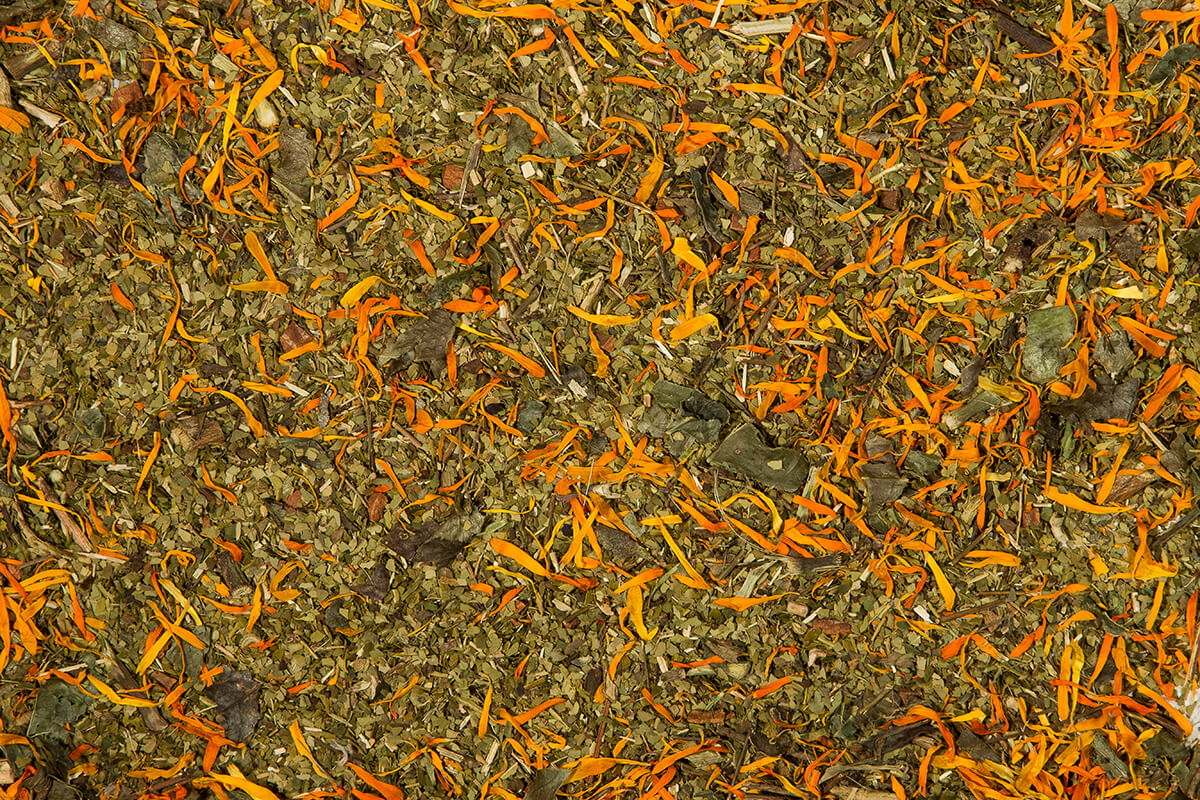 Yerba Mate Pure Leafs with Marigold Petals, Guaco, Poejo (All Natural)