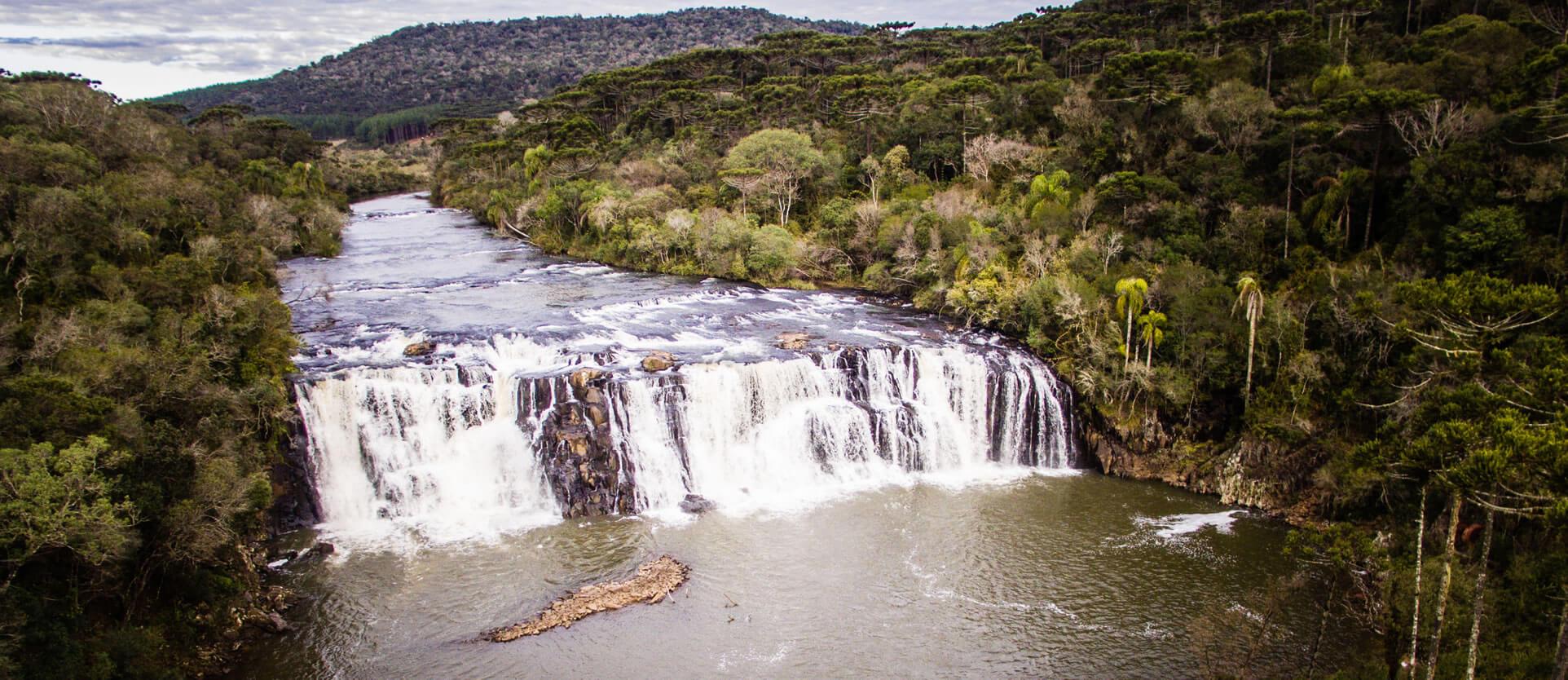 Cachoeira da Usina Velha - Rio Palmital - Fazenda Yacuy