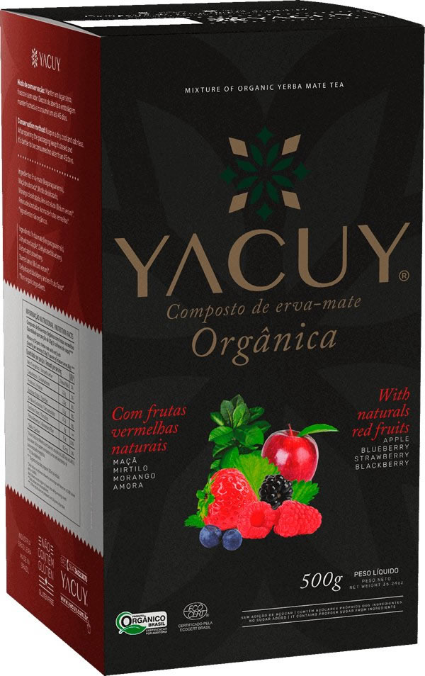 Yerba Mate Orgánica con Frutas Rojas